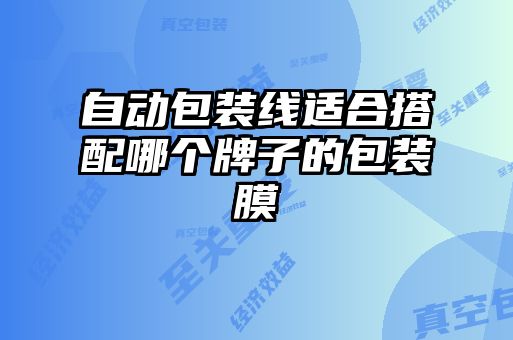 自動(dòng)包裝線適合搭配哪個(gè)牌子的包裝膜
